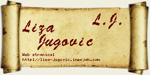 Liza Jugović vizit kartica